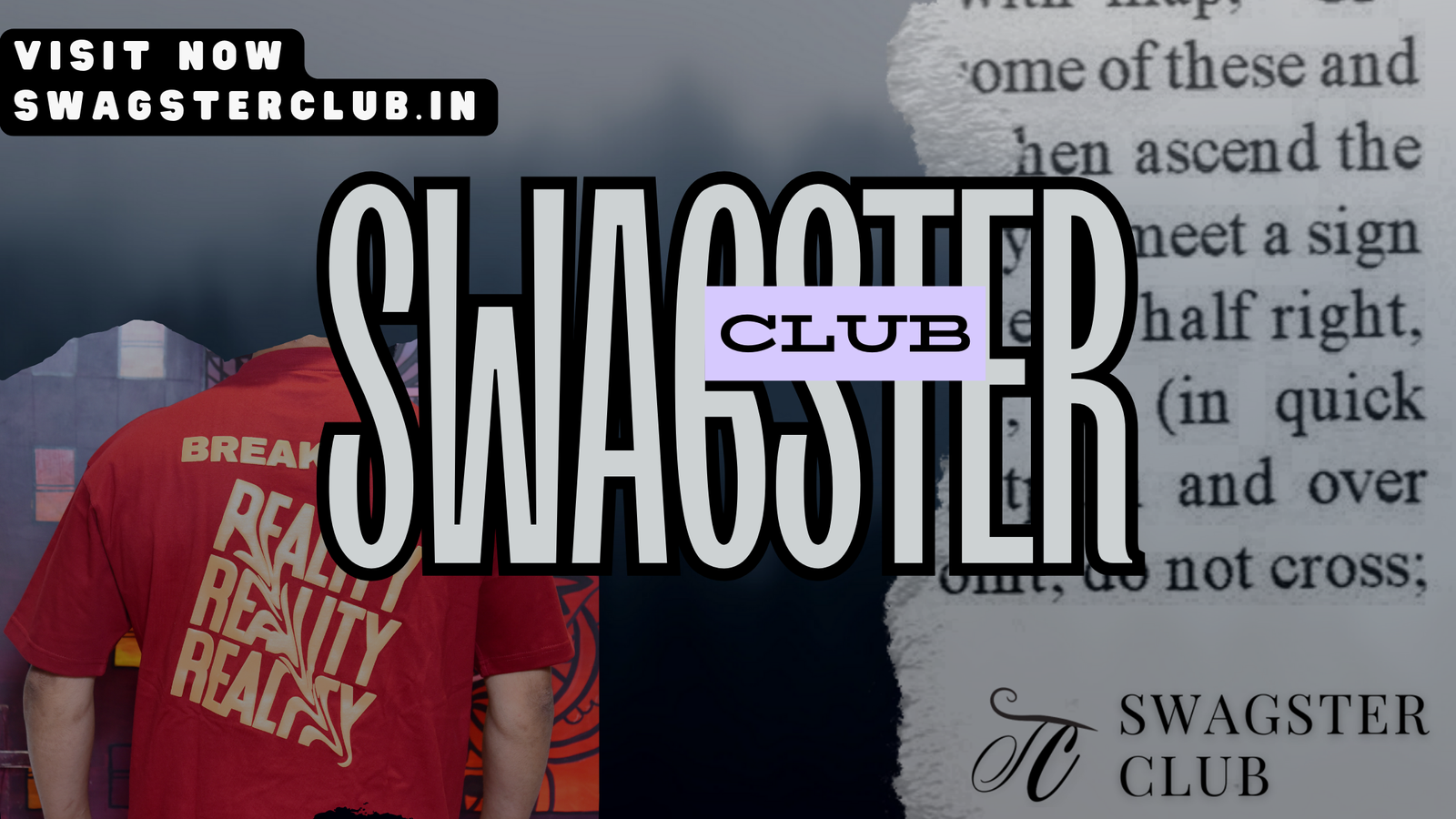 Premium cotton t-shirts from Swagster Club featuring unique designs, offering both style and comfort for fashion-forward individuals.