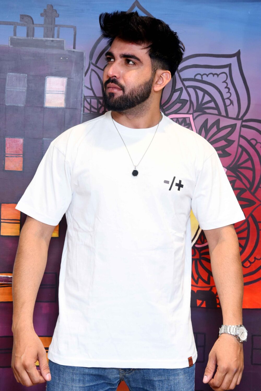 Positive Impact: The Fading Negative Typographic Tee - Image 4